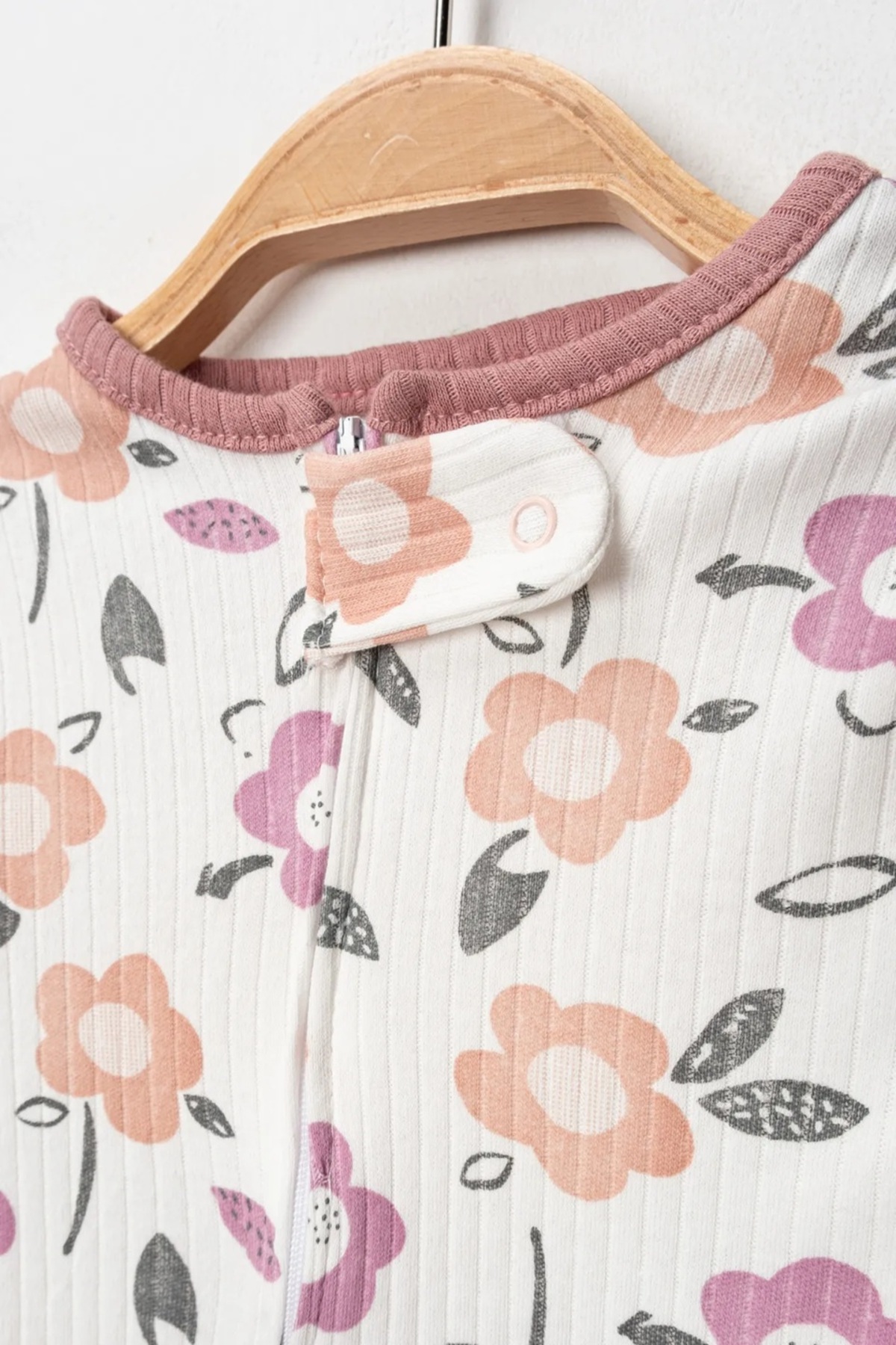 ENİA BABY Kaktüs Çiçek Fermuarlı 3lü Tulum Seti 9-12-18 Ay Uyku Tulumu fotoğrafı 3 (önizleme)