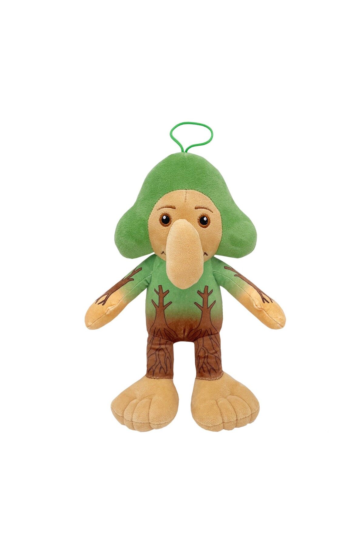 Flippy-Italian Brainrot Soft Plush Toy, Flippy, with Hanger, Tree Man Brr Brr Patapim Model, Green 1