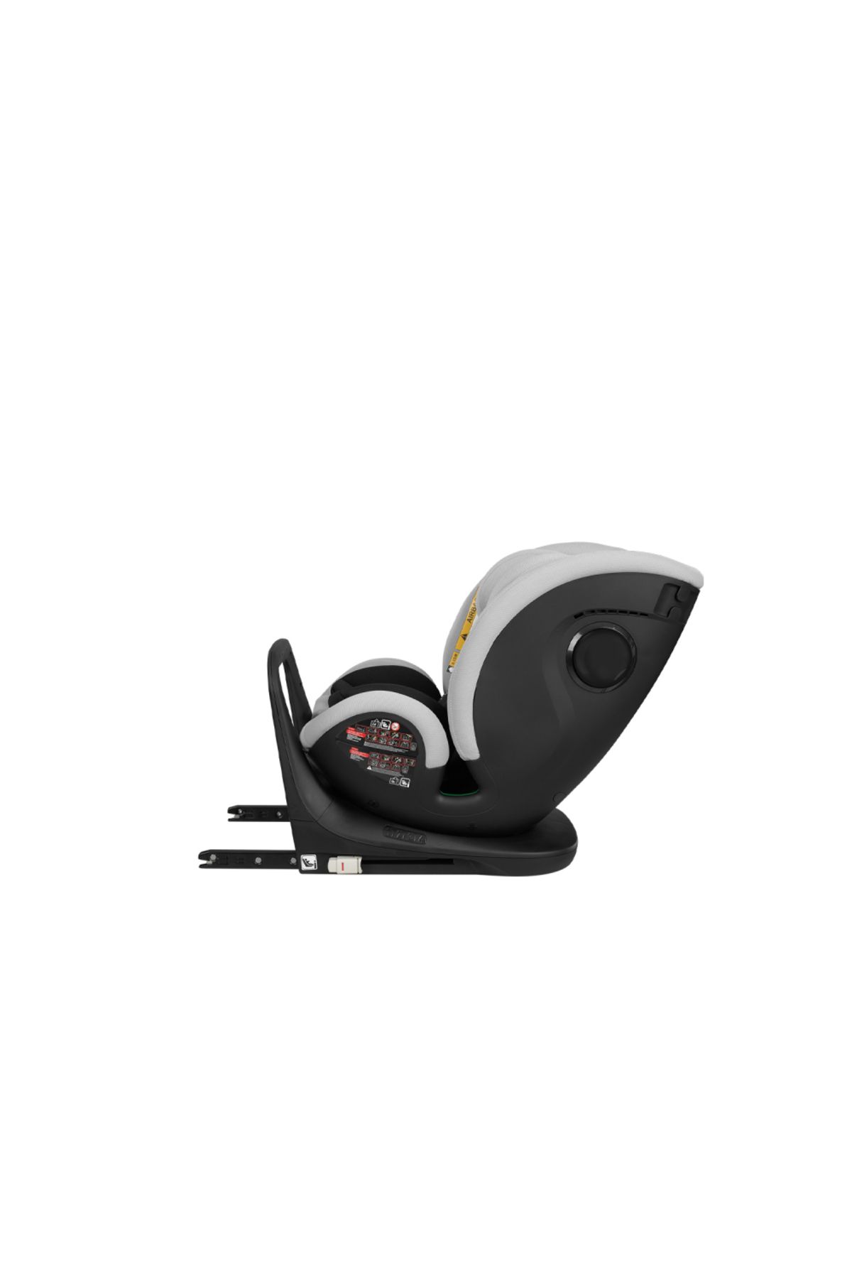 Kikka Boo-Scaun auto cu isofix KikkaBoo 40-150 cm i-View i-SIZE Light Grey 8