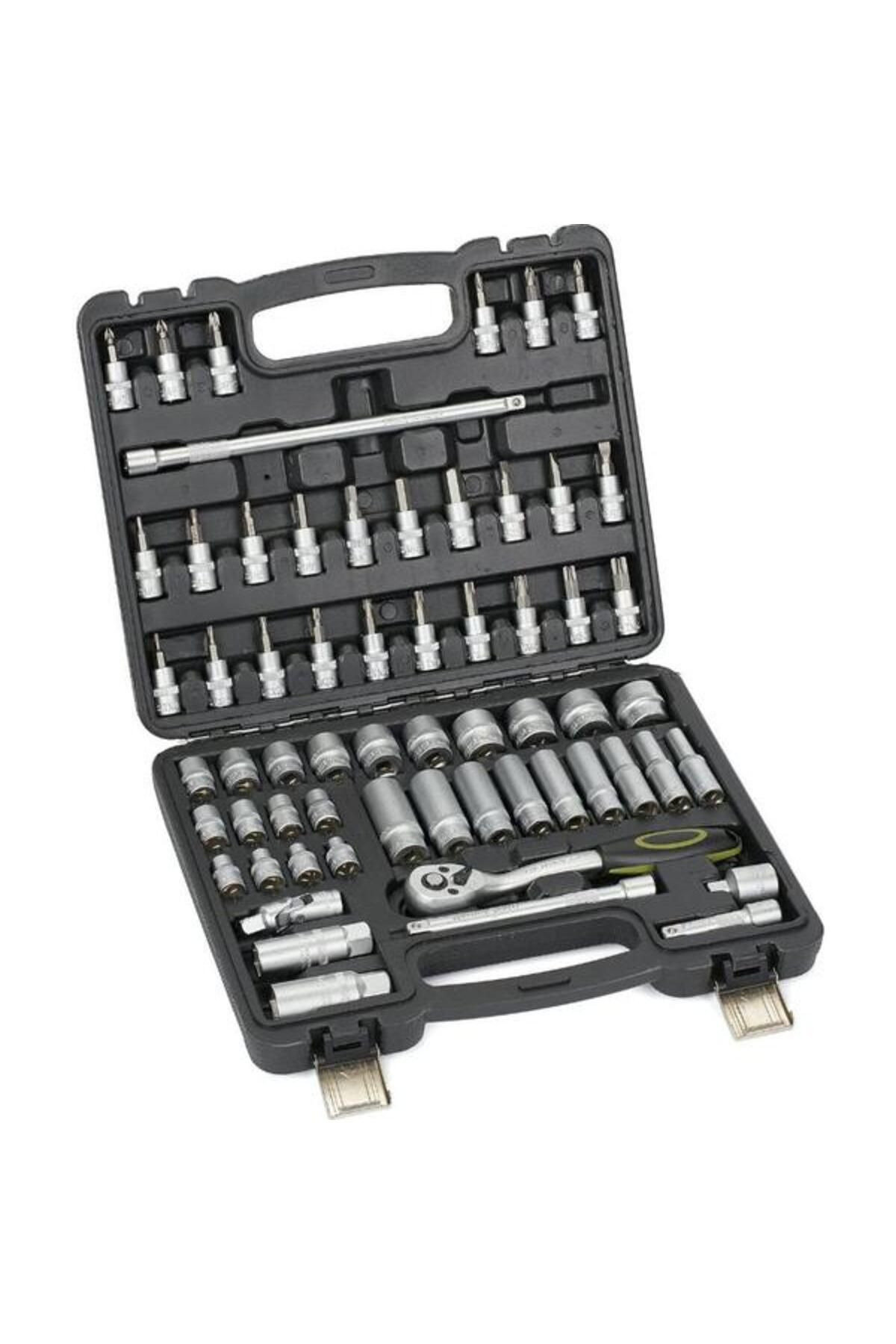 Heinner-Multifunctional Tool Set 61 Pieces CTSM015, Chrome Vanadium Material 2
