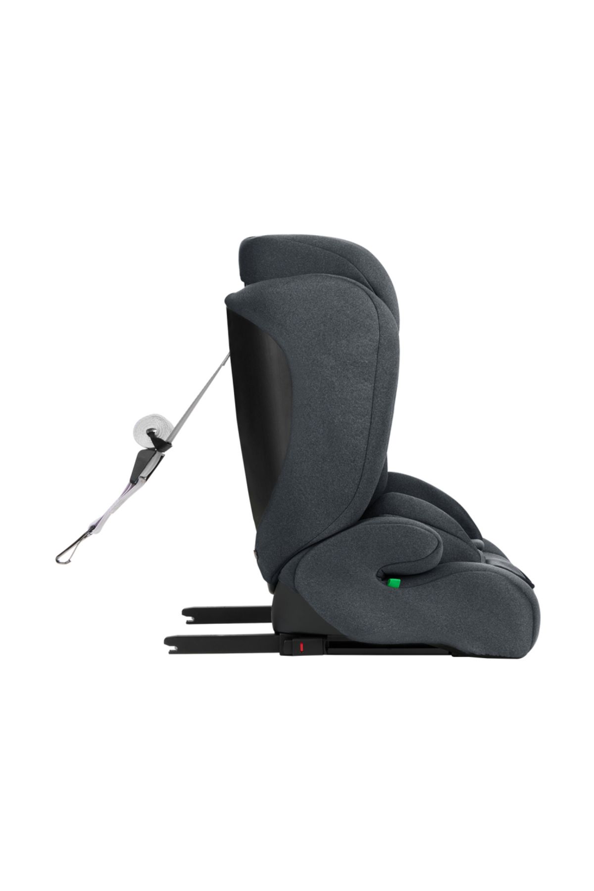 Kikka Boo-Car seat with ISOFIX KikkaBoo i-Cross i-SIZE Dark Grey 76-150 cm, 13-position adjustable headrest with 5