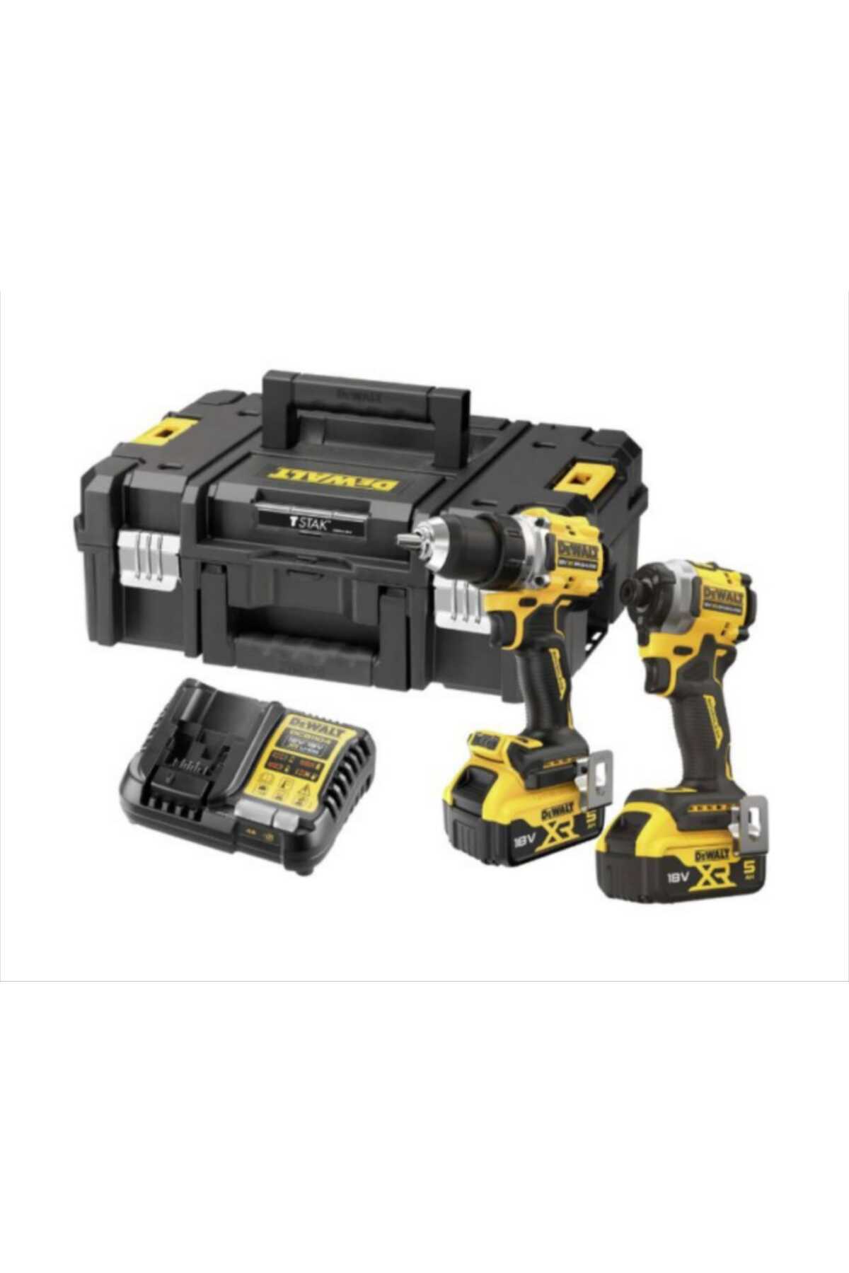 Dewalt DCK2051P2T 18 V XR 5.0AH LI-ON KÖMÜRSÜZ İKİZ KİT (DCF850+
