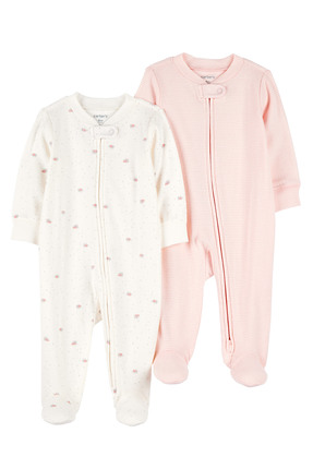 Carter's Kız Bebek Ekru 2li Uyku Tulumu