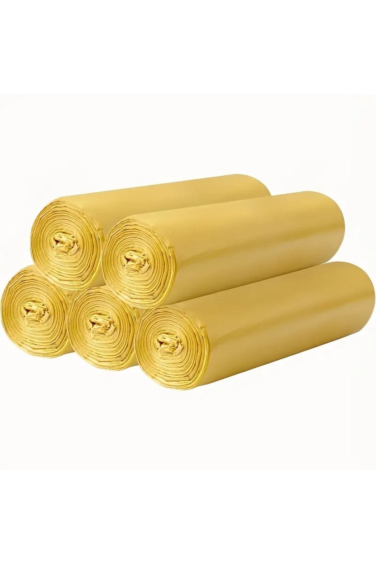 MG HOME-5 Pack 5X10 Drawstring Garbage Bag Large 65X70 60 Lt Drawstring Garbage Bag Lemon Scented Garbage Bag 3