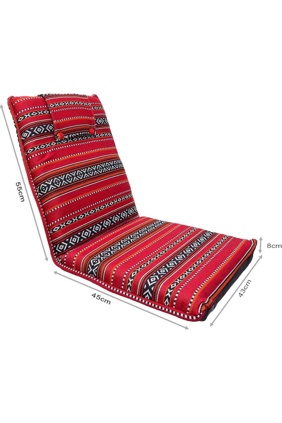 Egardenkart-ComfyLounge Portable Floor Chair with Adjustable Backrest – Your Perfect Seating Compa 3