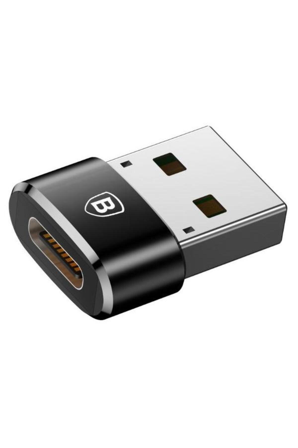 Baseus-Adaptor Mini CAAOTG-01, USB Type-C - USB 2.0, 5 A max (Black) 2