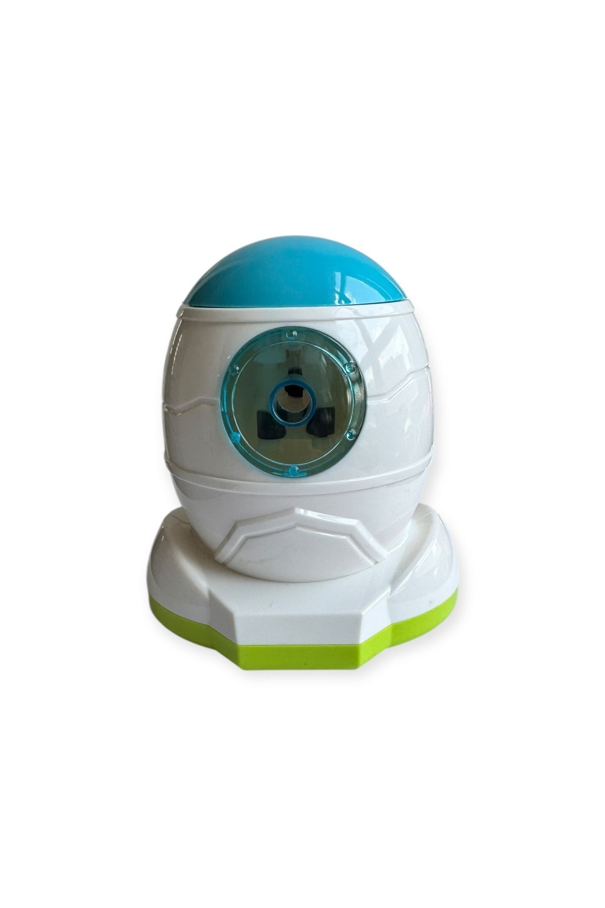 Polin-Cute Ufo Design Table Top Pencil Sharpener with Arms, 4 Different Color Options, Sticker Gift 3