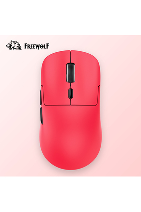 FreeWolf A6 Kablosuz Oyuncu Mouse, PAW3311 1000 Hz Hafif Profesyonel, Bluetoo...