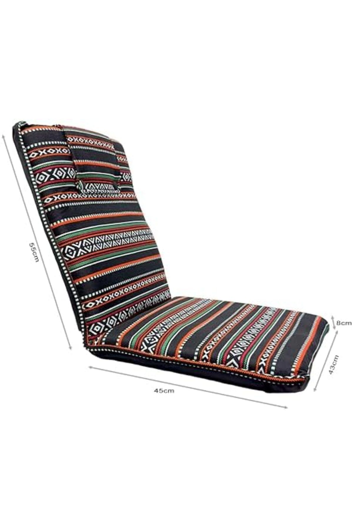 Egardenkart-ComfyLounge Portable Floor Chair with Adjustable Backrest – Your Perfect Seating Compa 6