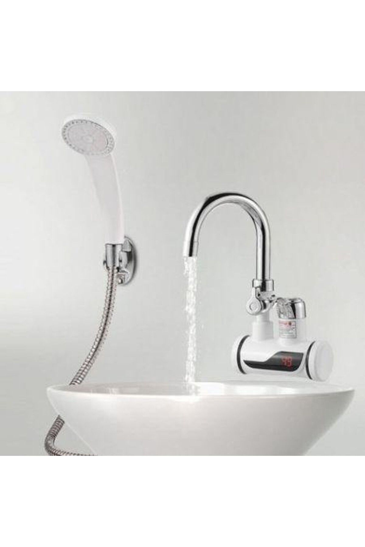 APF-Instant hot water 3000W with LCD display and shower - sink mounting 11