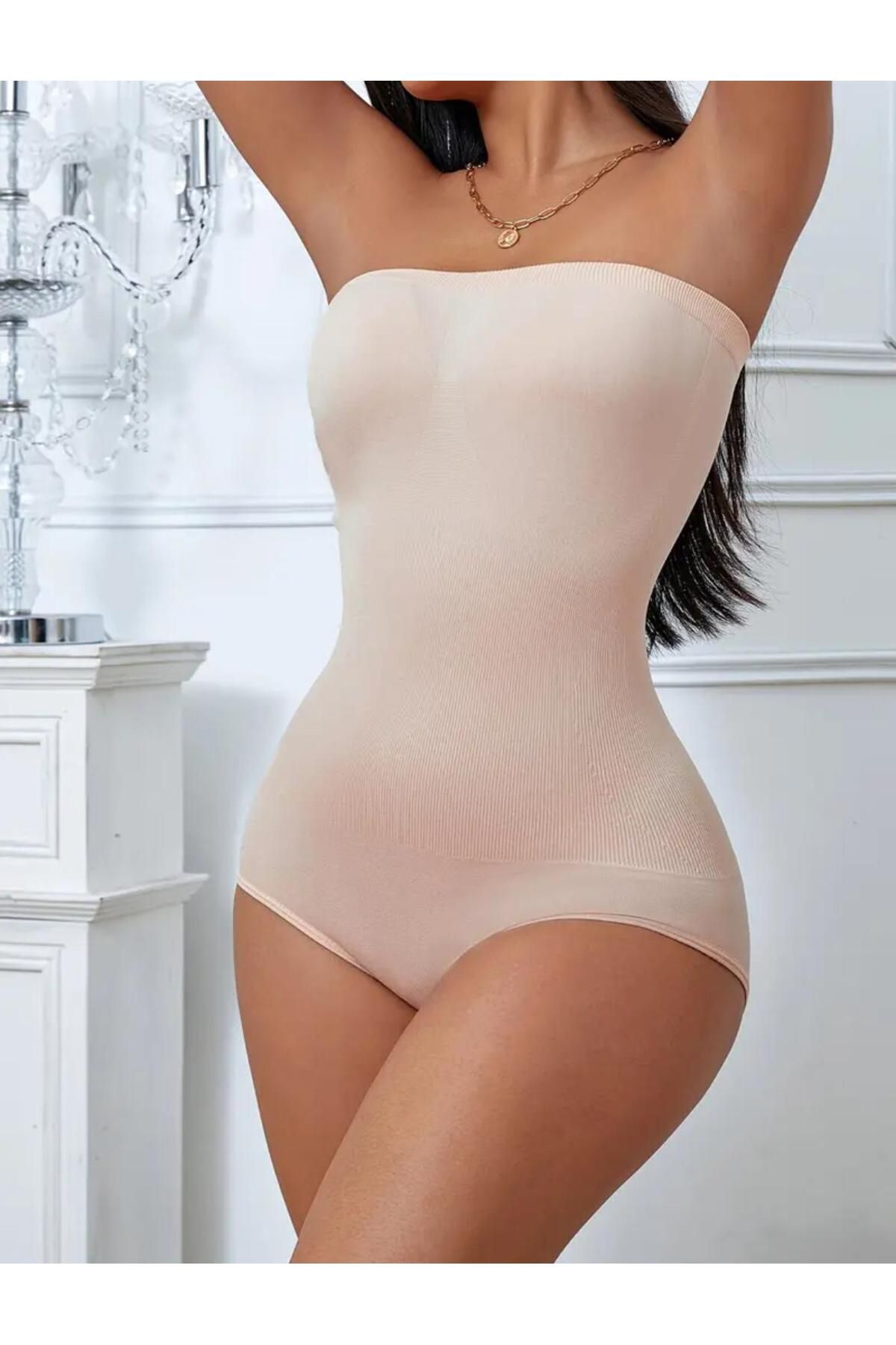 S&W SWEET WOMEN-Seamless 2 Size Recovery Corset with Bottom Side Clips Without Straples 2