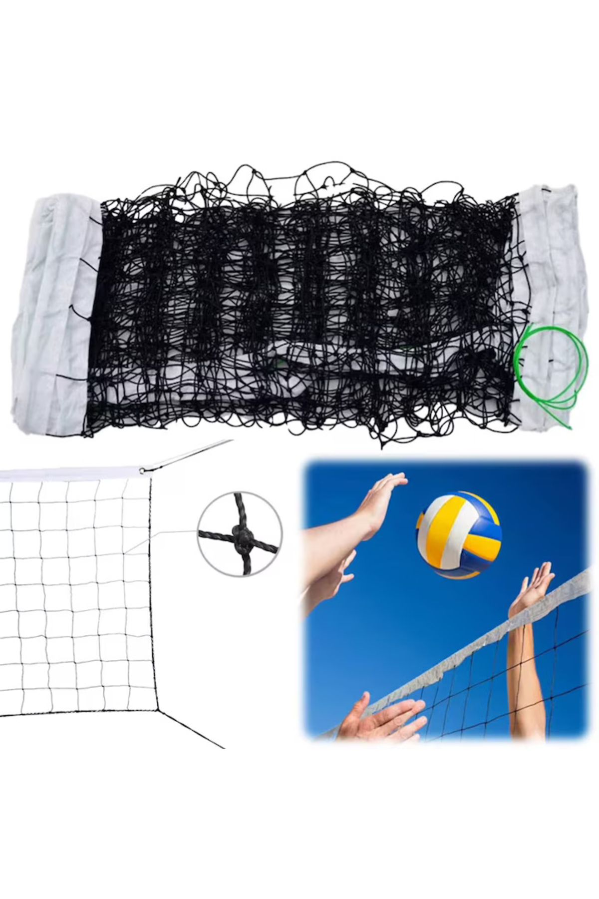 varioshop-VarioShop® net for volleyball, badminton and tennis, Strong net, Durable frame, Carrying bag 5