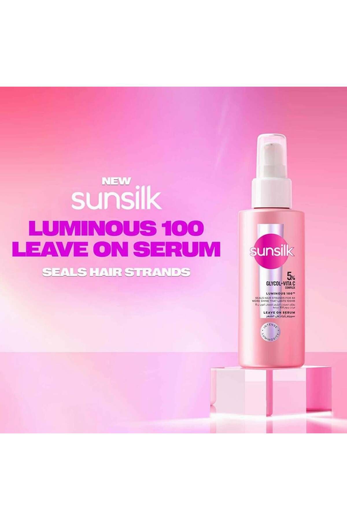 Sunsilk-Luminous 100 Serum with Glycol + Vitamin C - 90ml 2