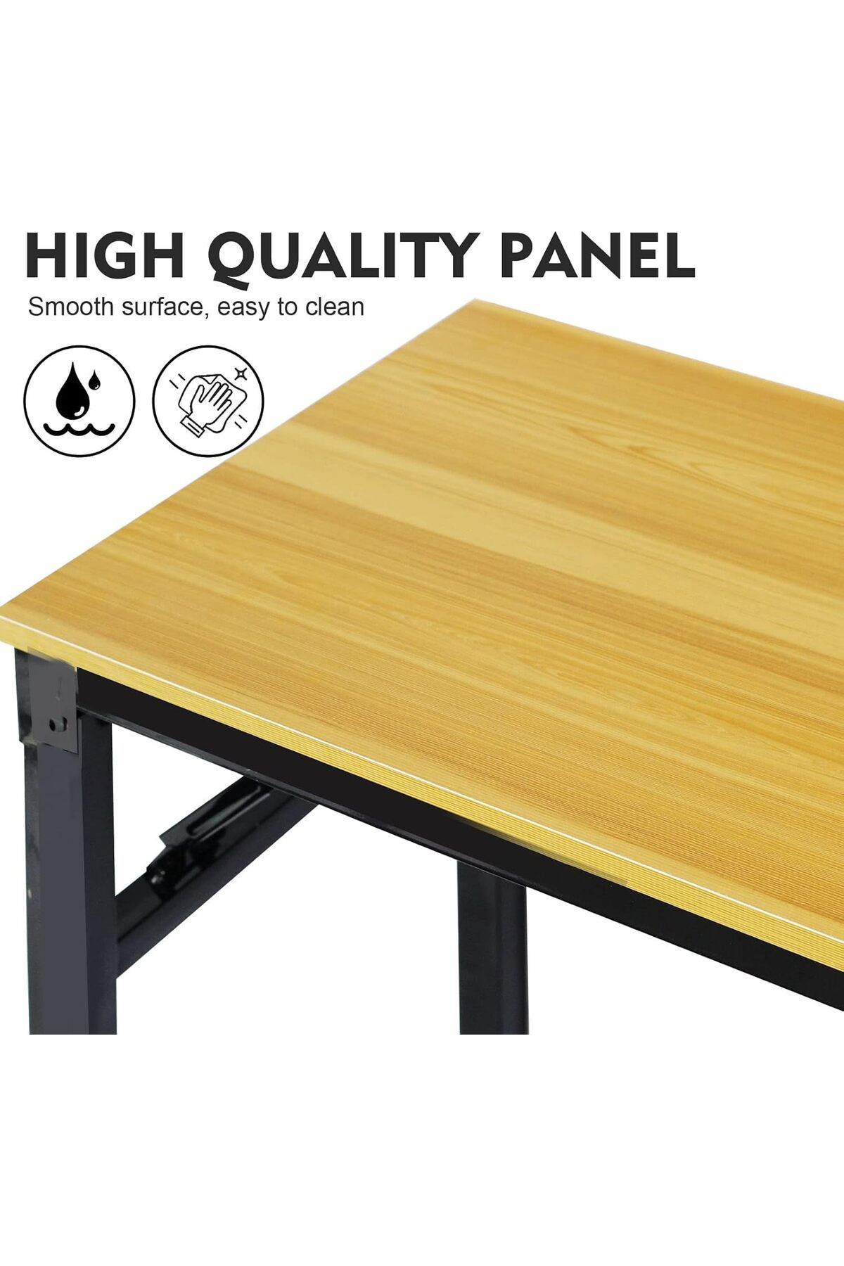 SKY TOUCH-SKY-TOUCH Folding Table, Standing Computer Desk, Multi Functional Camping Table, Coffee Table, with 7
