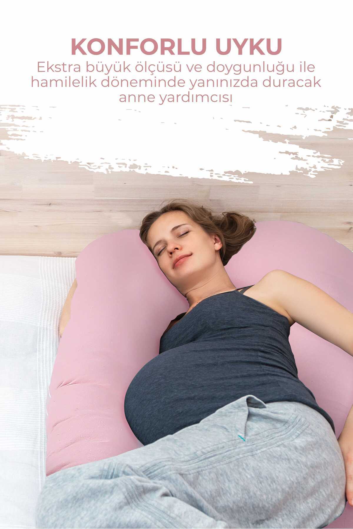 RUYALAR BEBEK 5 Farklı Bölge Destekli Hamile Ve Emzirme Yastığı fotoğrafı 2 (önizleme)