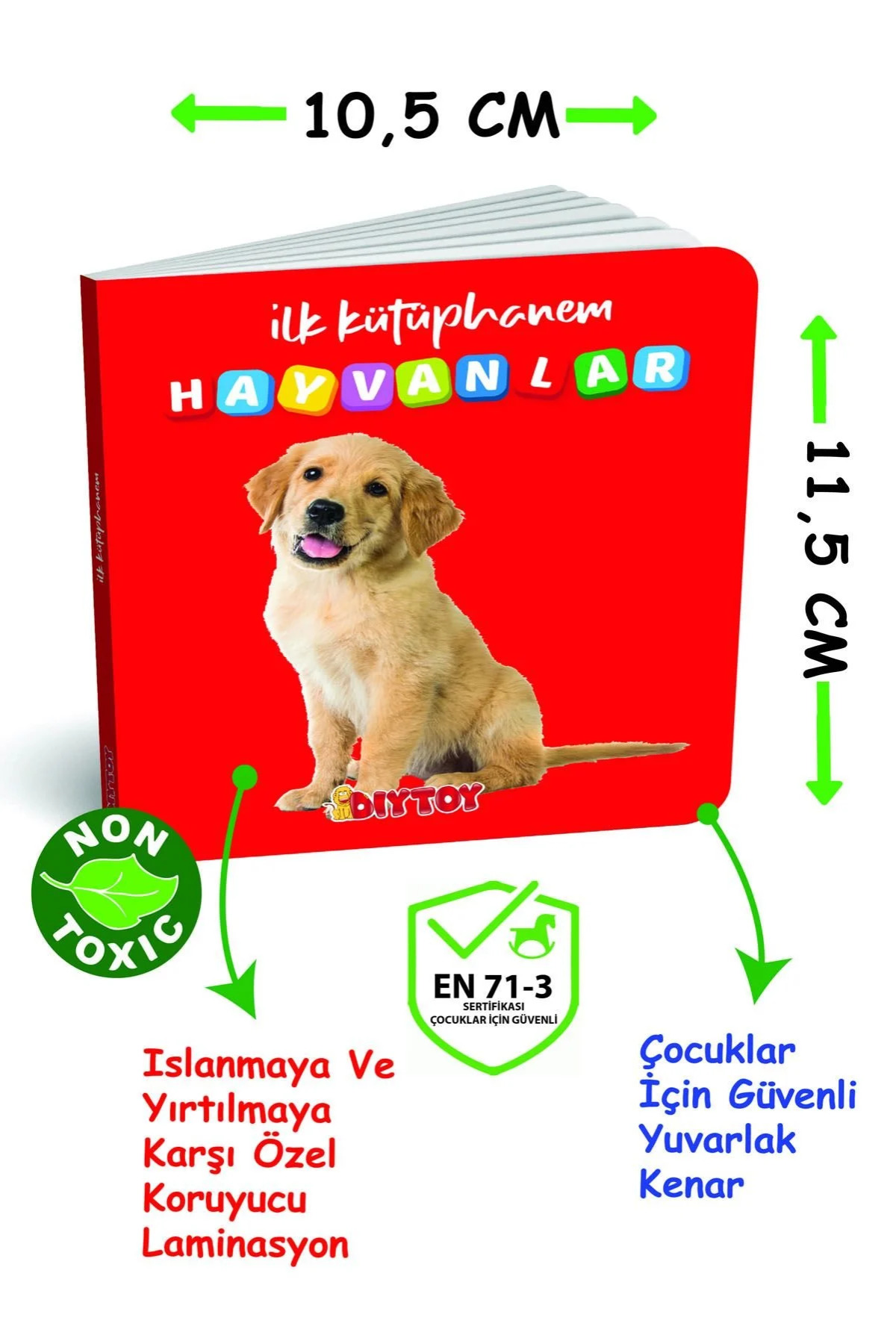 Diytoy TinyUp İlk Kütüphanem - 8'li Mini Kitap Seti | İlk Sözcükler | Eğitici ve Eğlenceli Bebek Kitapları fotoğrafı 5 (önizleme)