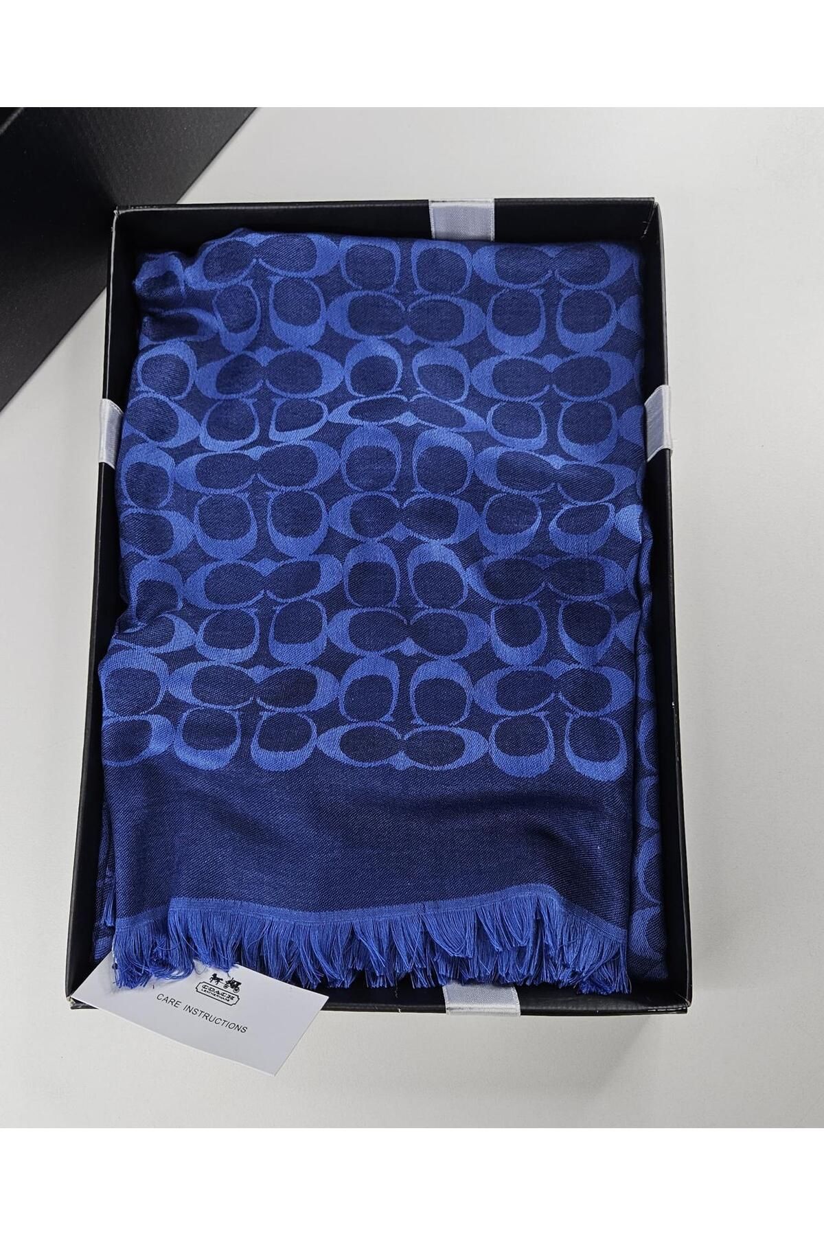 Webinay Home-C Pattern Imported Cotton Wool Shawl Summer Thin Fabric Shawl Scarf Hijab Double-Sided 3