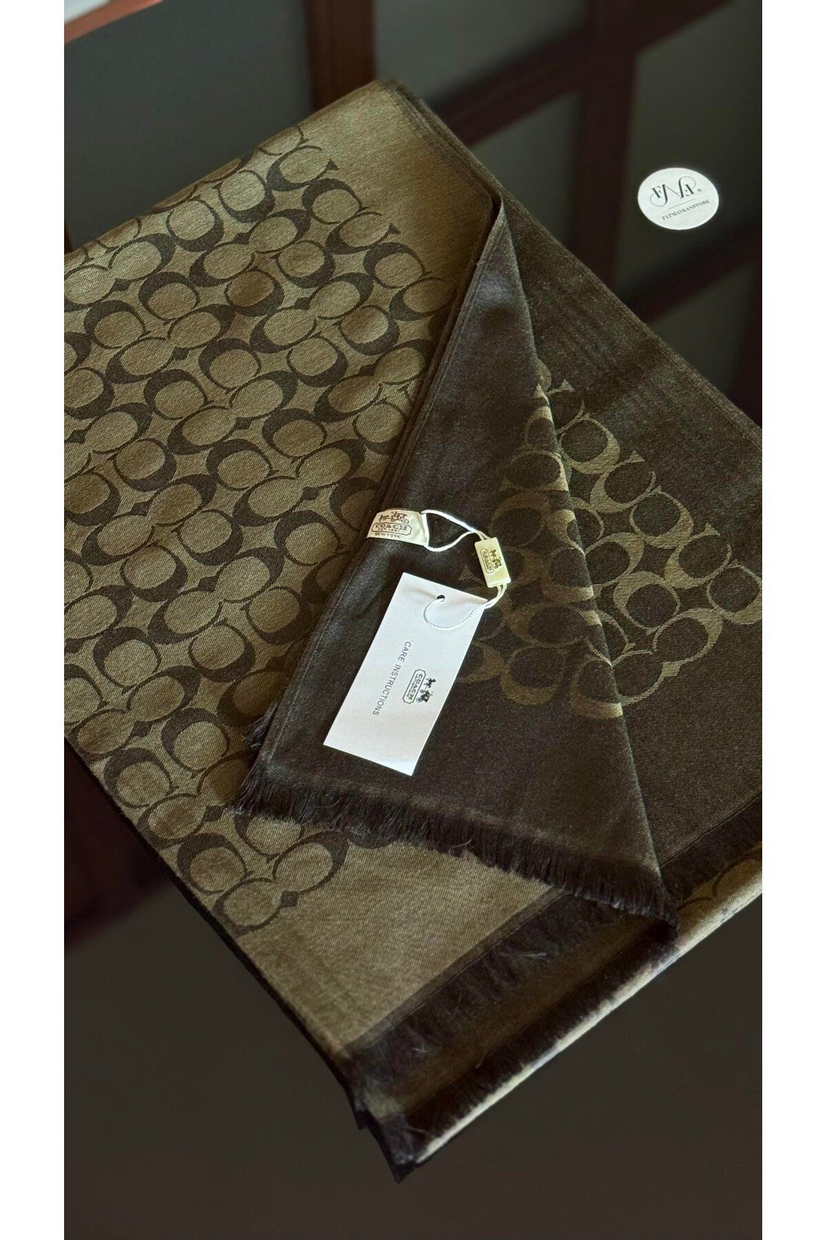 Webinay Home-C Pattern Imported Cotton Wool Shawl Summer Thin Fabric Shawl Scarf Hijab Double-Sided 2