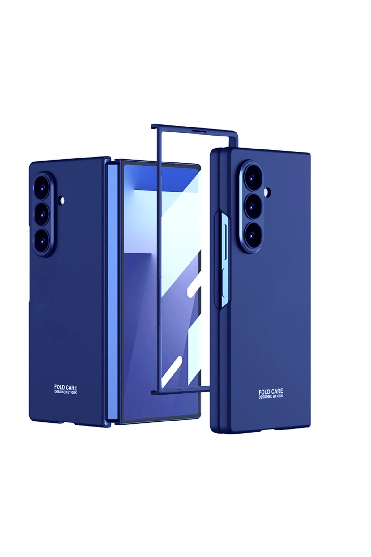 m.tk moveteck-Samsung Galaxy Z Fold 7 Case Hard Cita Cover with Camera Protection Plain Gkk Pc Cover with Colorful Frame 1