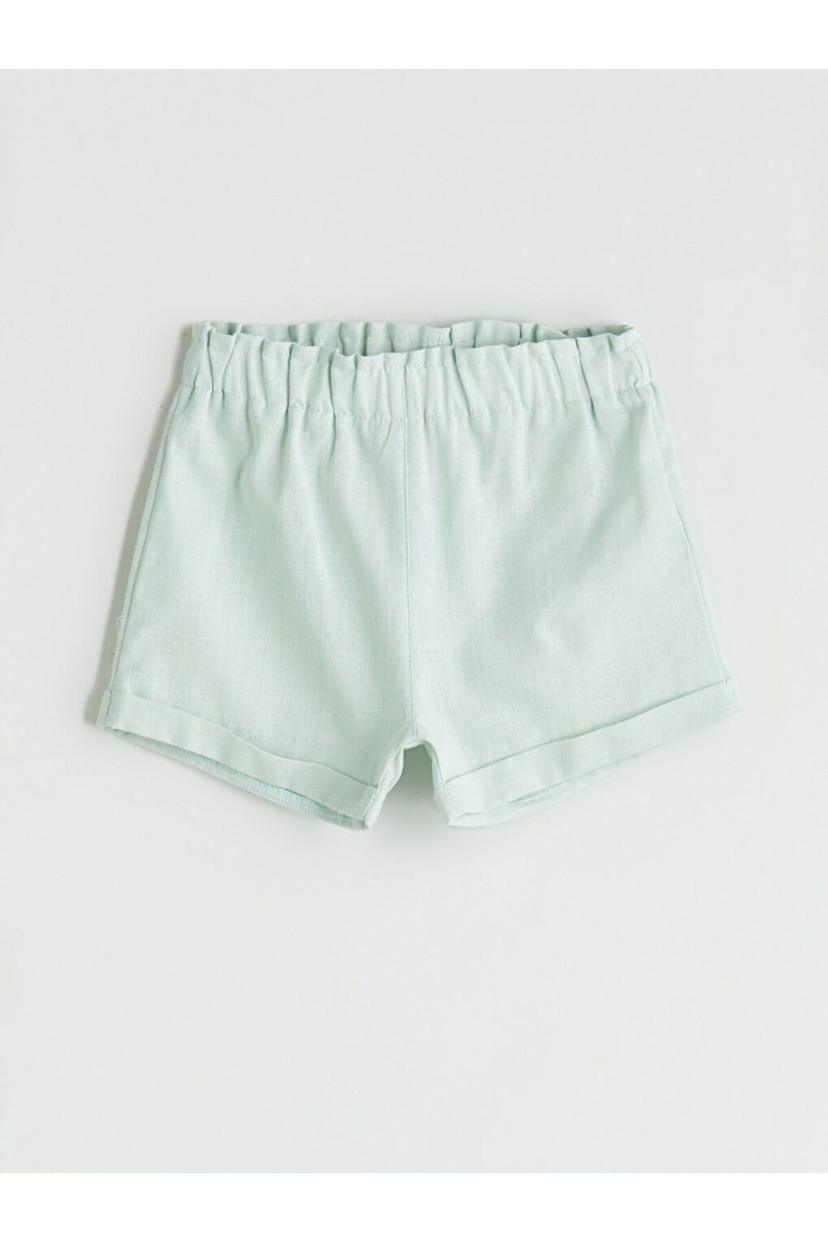 LC Waikiki-Sparkling Selections from Shining Store |   Turquoise Ruffle Baby Girl Blouse and Shorts 2 Pcs 5