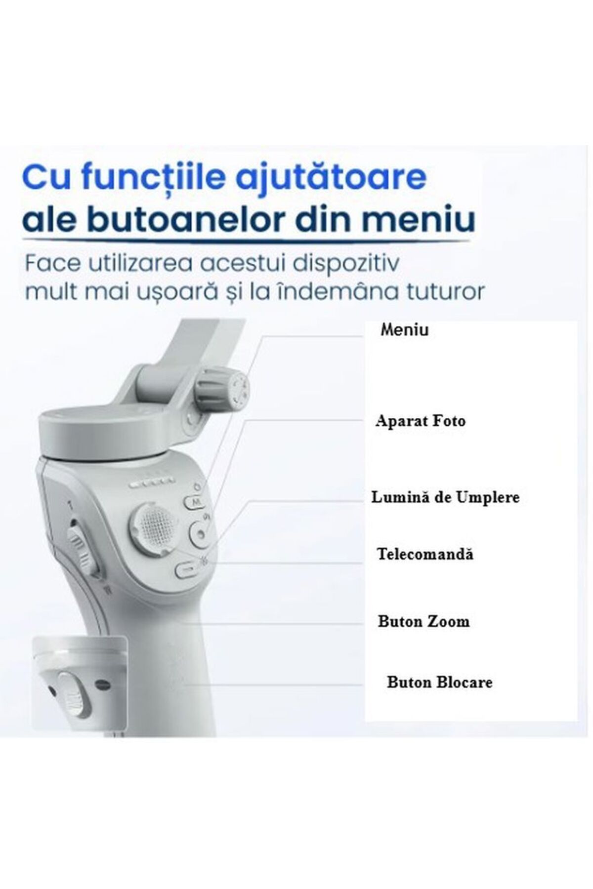 OEM-Smart Stabilizer with 3-Axis Stabilization Technology, Portable and Foldable 4