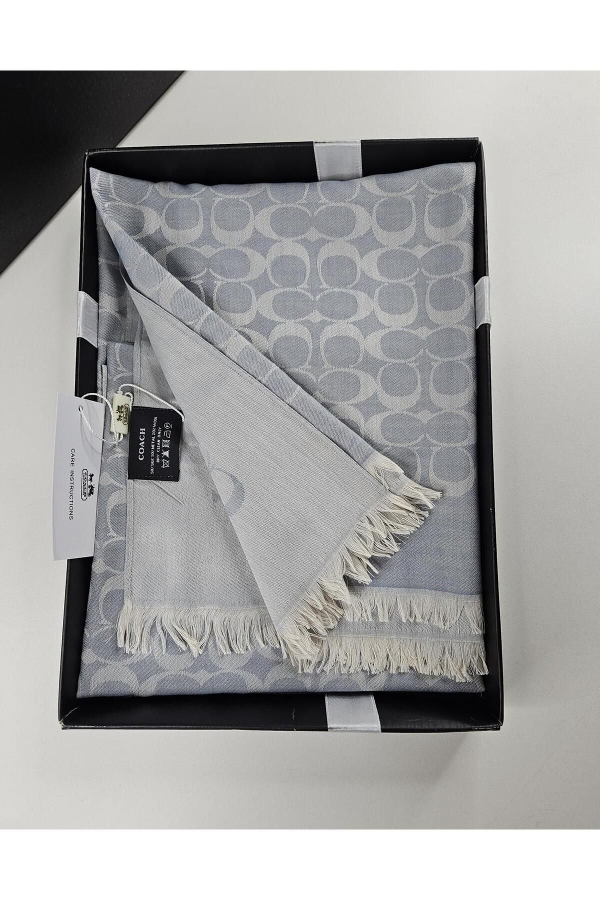 Webinay Home-C Pattern Imported Cotton Wool Shawl Summer Thin Fabric Shawl Scarf Hijab Double-Sided 2