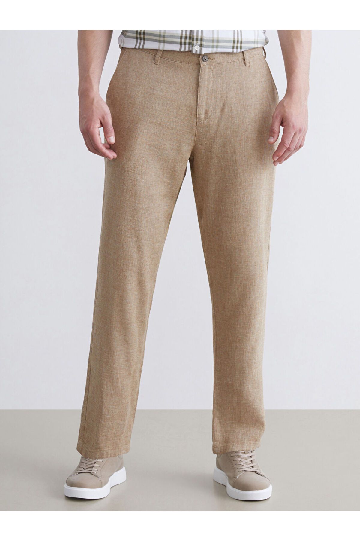LC Waikiki-Sparkling Selections from Shining Store |   Beige Standard Fit Men's Chino Trousers 2