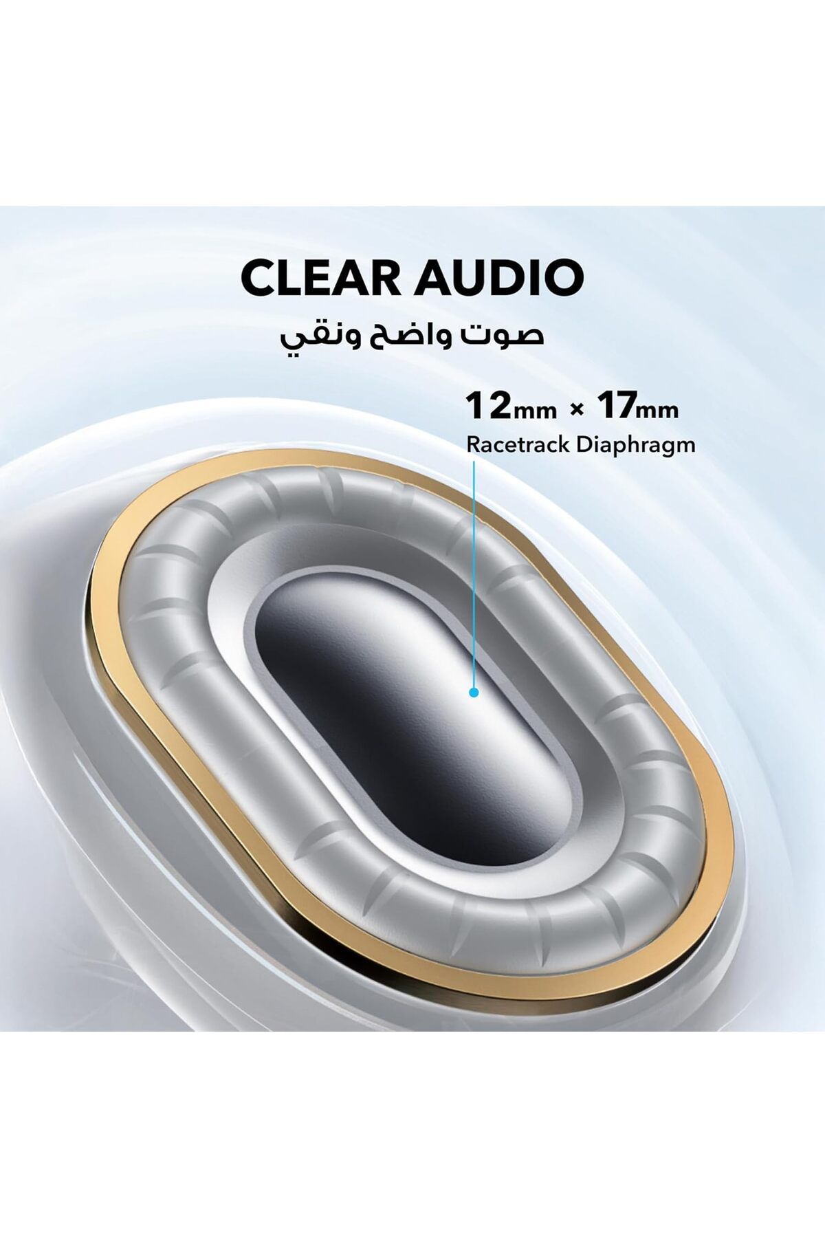 Soundcore-Anker Soundcore C40i Open-Ear Clip-On Headphones Flexible Hinge Design Lightweight Control Buttons AI-Enhanced 6