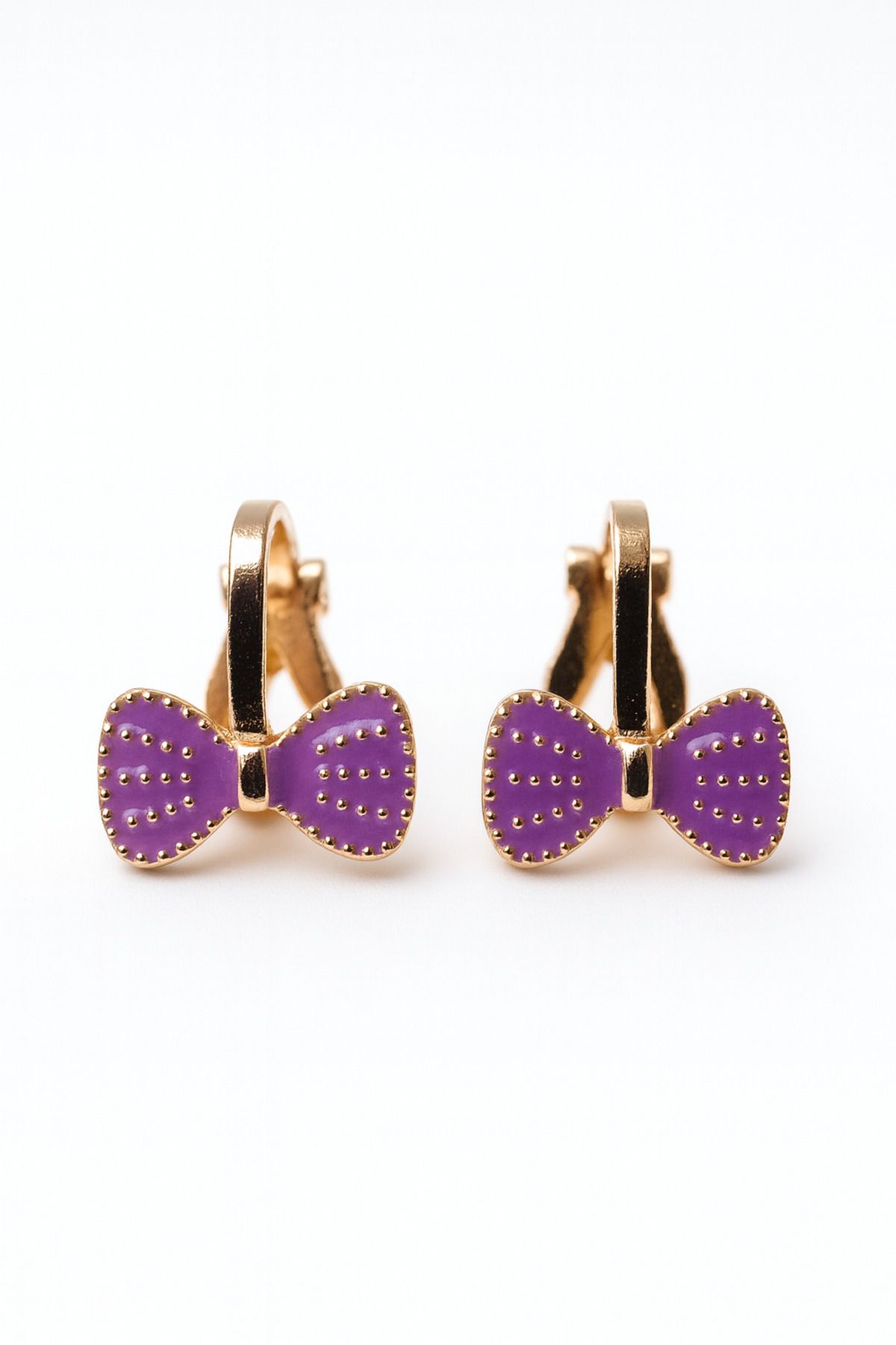 MakeWell-Poppy Compression Earrings with Bow Design for Non-Pierced Ears 2