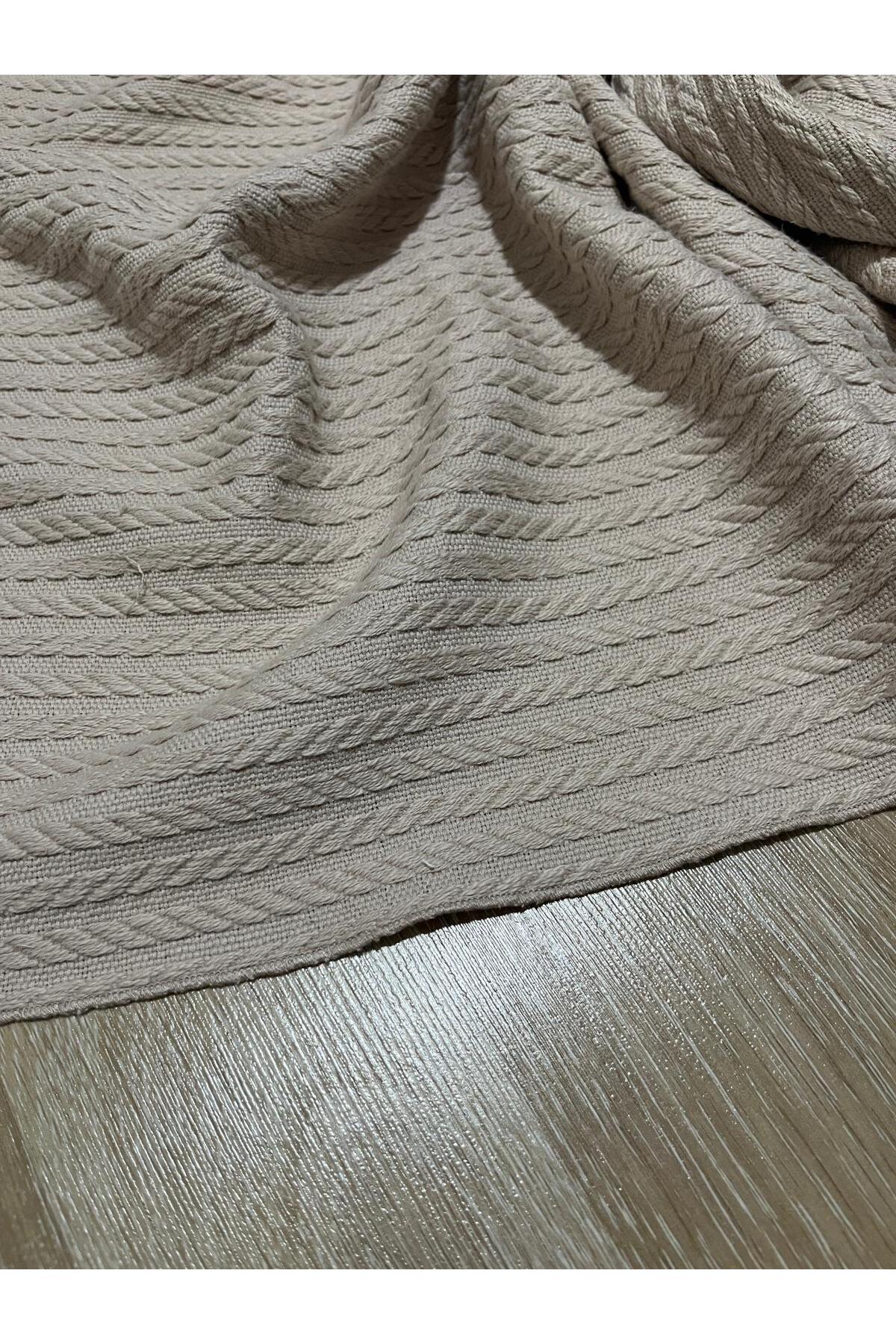YUSRAMODA ÖRGÜ PİKE DESEN BEBEK BATTANIYESİ 100CM X 120CM fotoğrafı 2 (önizleme)