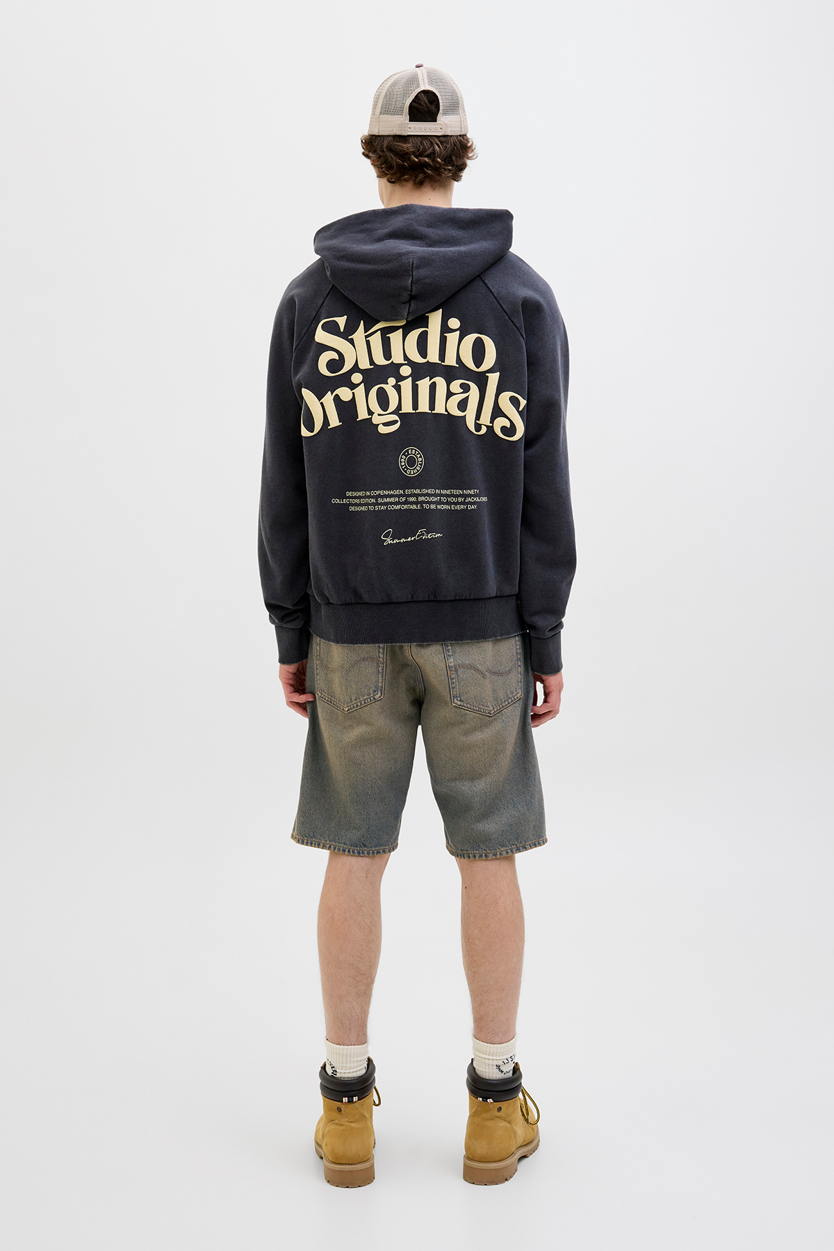 شلوارک مردانه راسته فاق بلند | جک اند جونز Jack & Jones 12272233 - تصویر 4