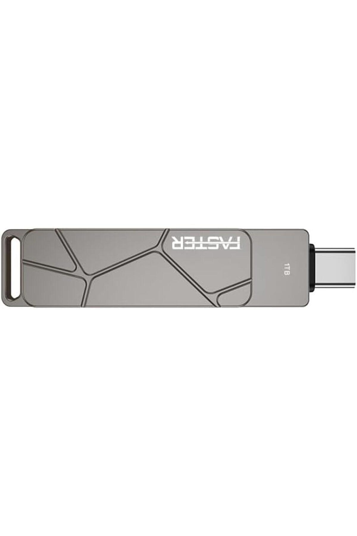 Faster-محرك أقراص فلاش USB-C سعة 1 تيرابايت، وذاكرة USB 3.1 OTG، ومنفذين USB-A وUSB-C، ونقل عالي السرعة 4