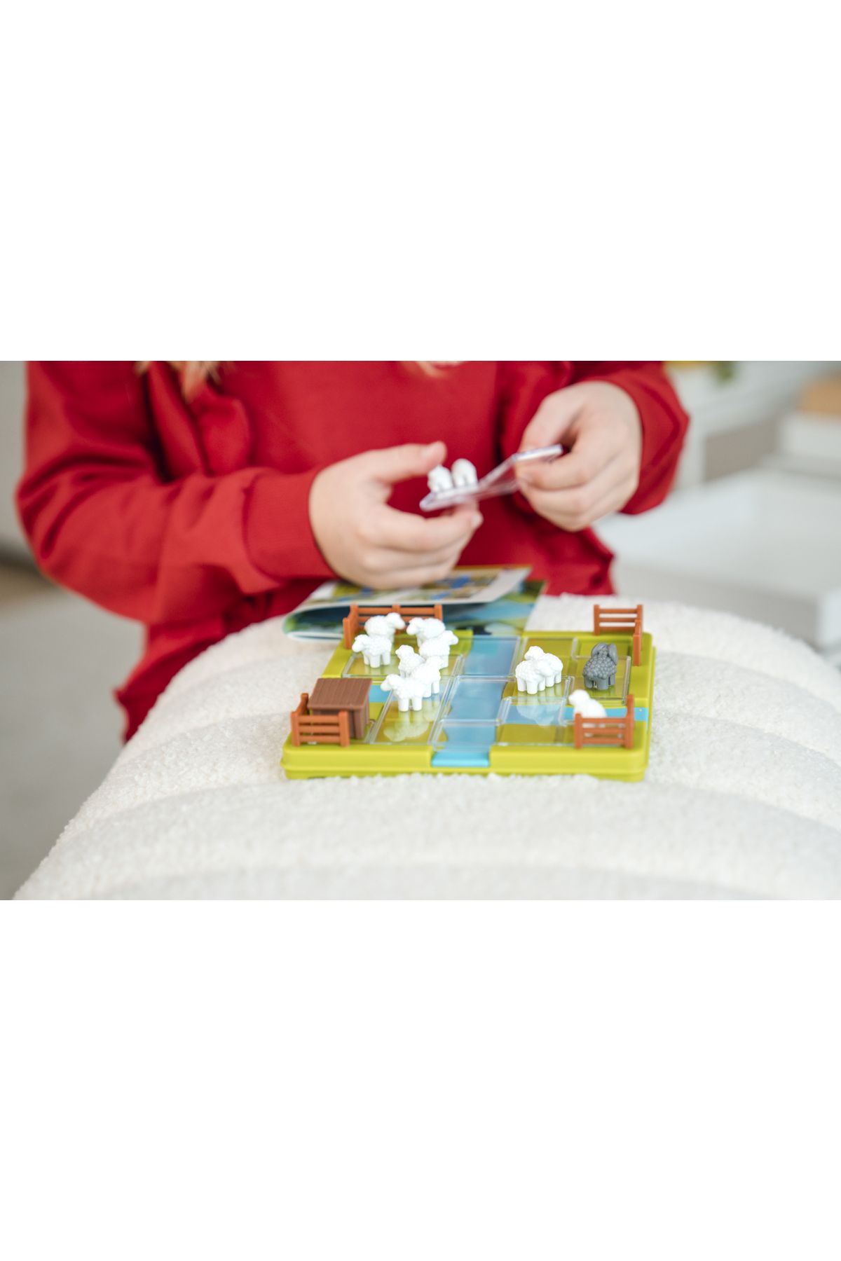 Smart Games-Logic game with 60 challenges, Counting Sheep, international edition 3