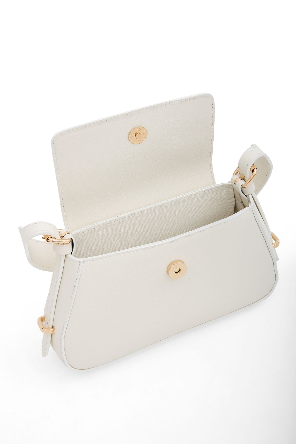 Fossil-حقيبة كتف نسائية بيضاء 05FO25Y5059 4
