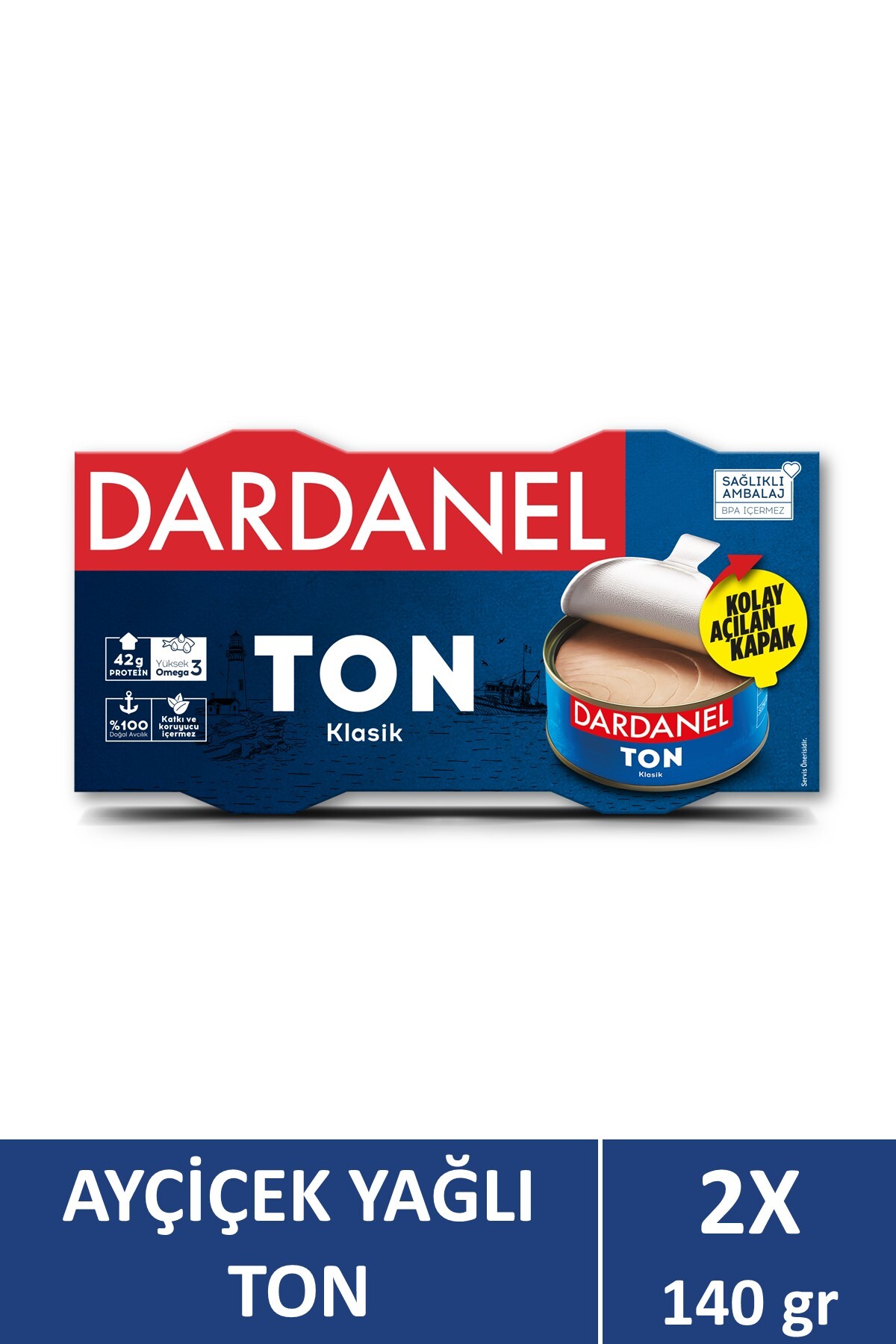 Dardanel Ayçiçek Yağlı Ton Balığı 2x140 gr