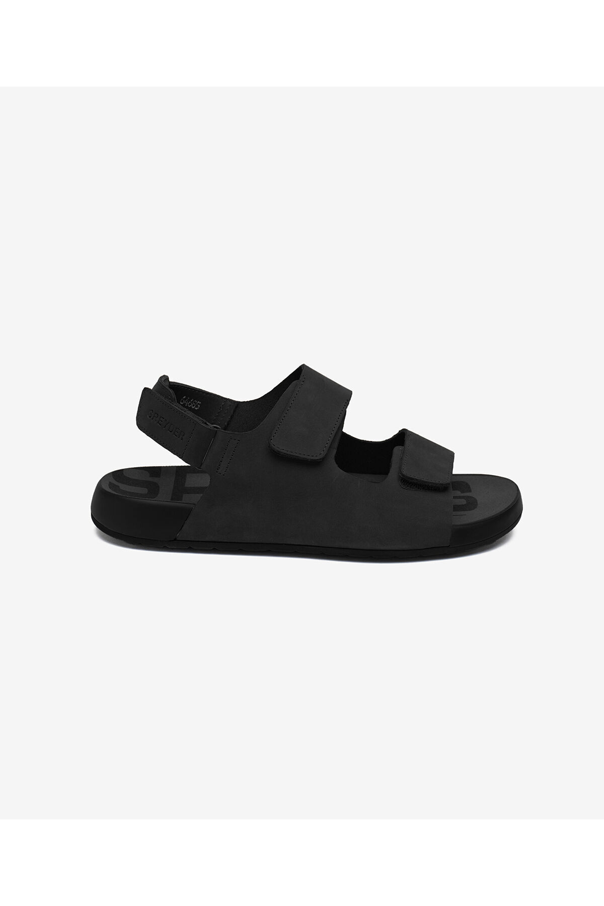 گریدر صندل مردانه چرم اصل مشکی Nubuck 5Y1CS64685