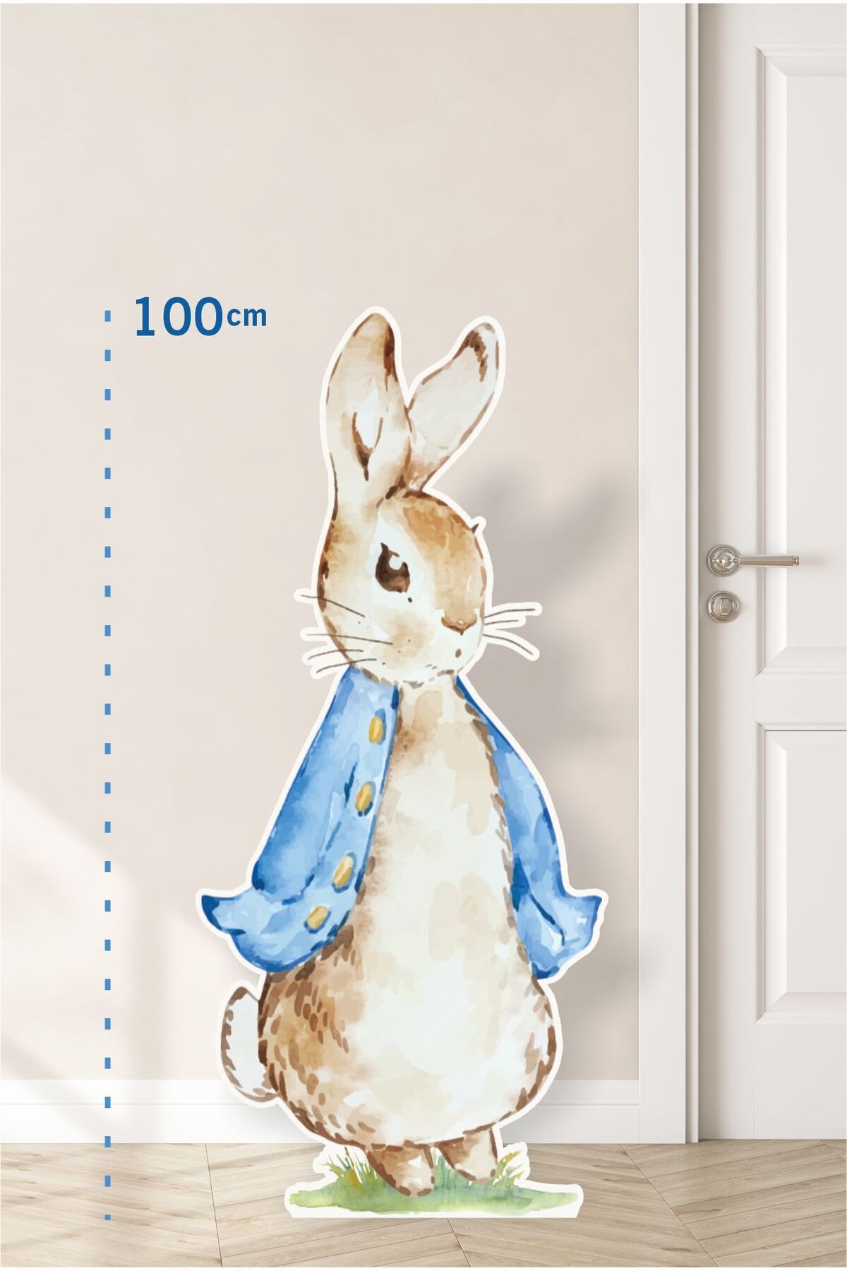 neşeli günlerim-Tablă cu picioare de 100 cm cu tematică Peter Rabbit Rabbit Blue |   Decor |   Albastru |   Albastru 1
