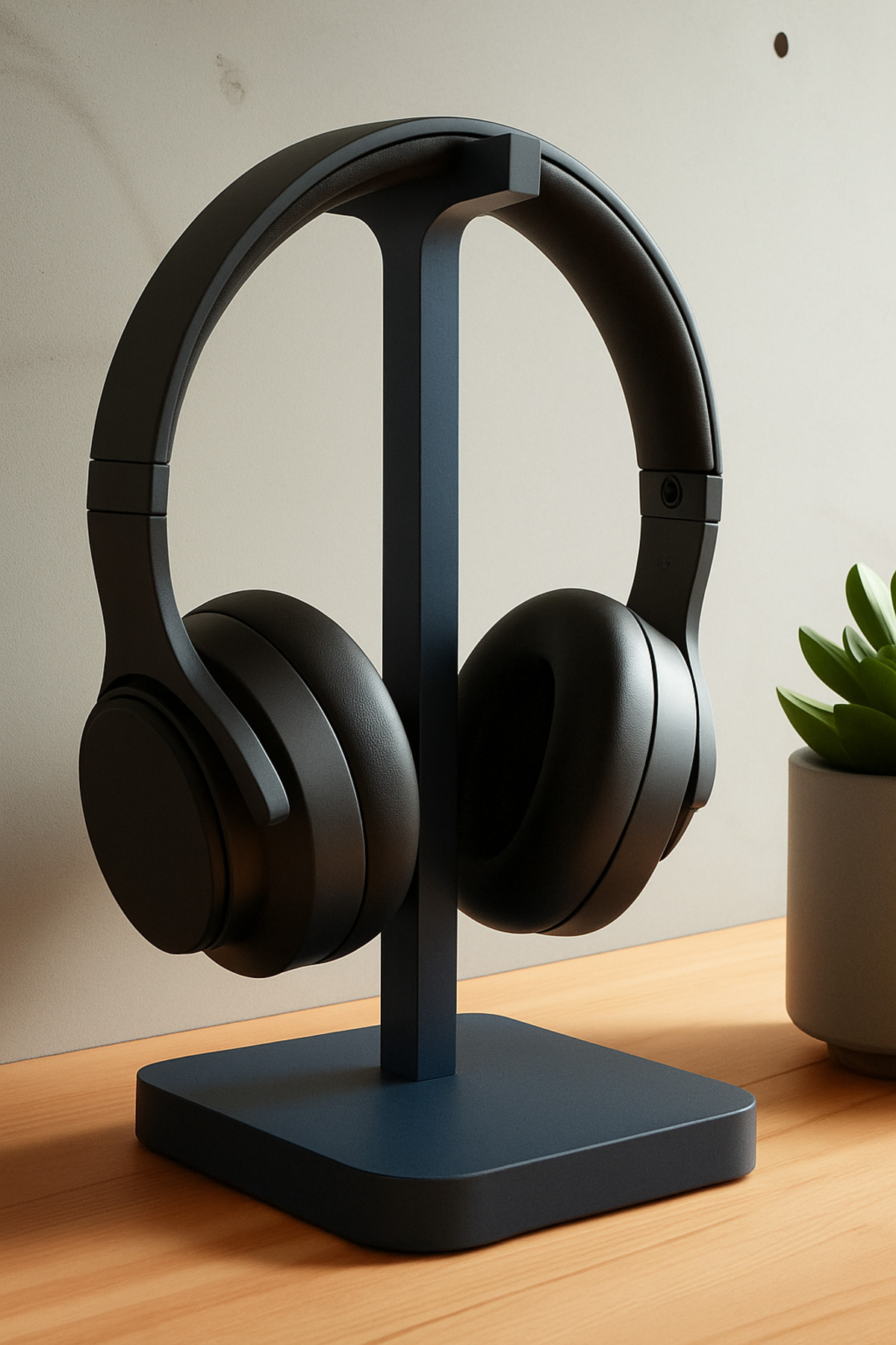 Chamelon Studio Modern Tasarımlı 3D Baskı Kulaklık Standı