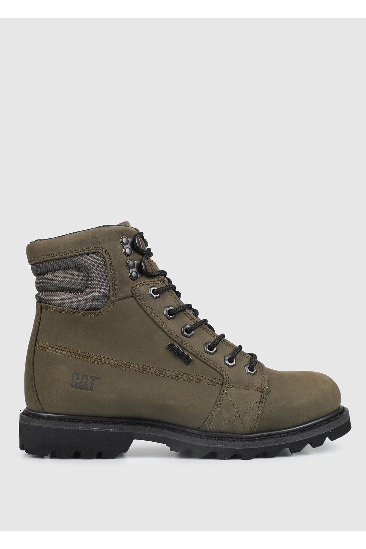 Caterpillar-Overpass Wp Olive Black Ανδρικές μπότες Nubuck O05 015M101226 1