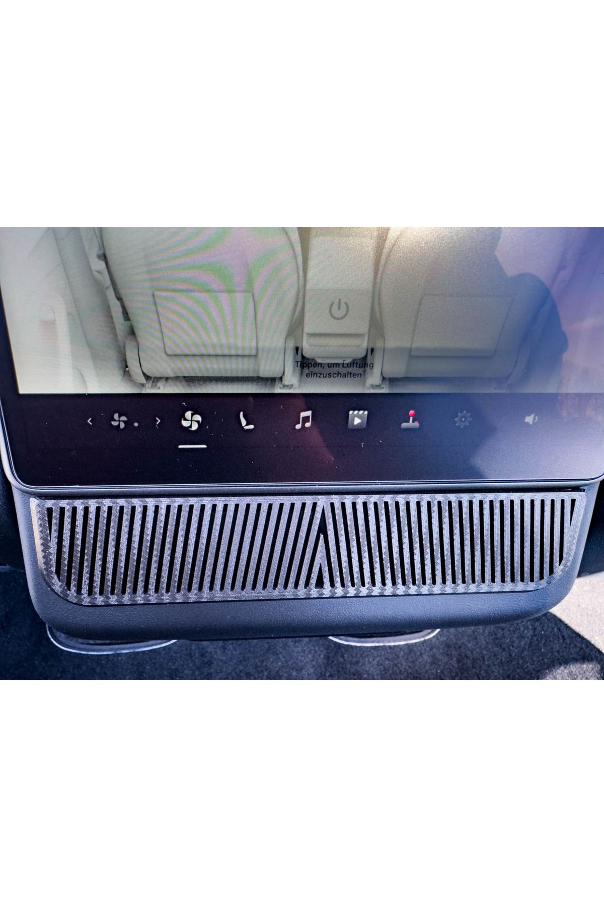 Bonolupo-Tesla Model Y Juniper Center Console Organizer and Vent Cover Set - Set of Four (Abs Printing) 2