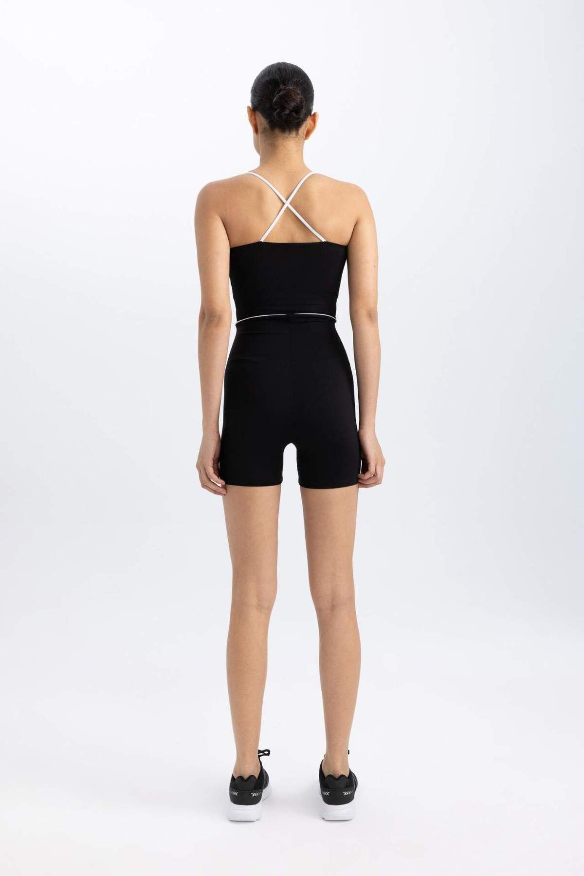 DeFacto-DeFactoFit Kurzer Sport-Overall mit dünnen Trägern C0559AX24SM 5