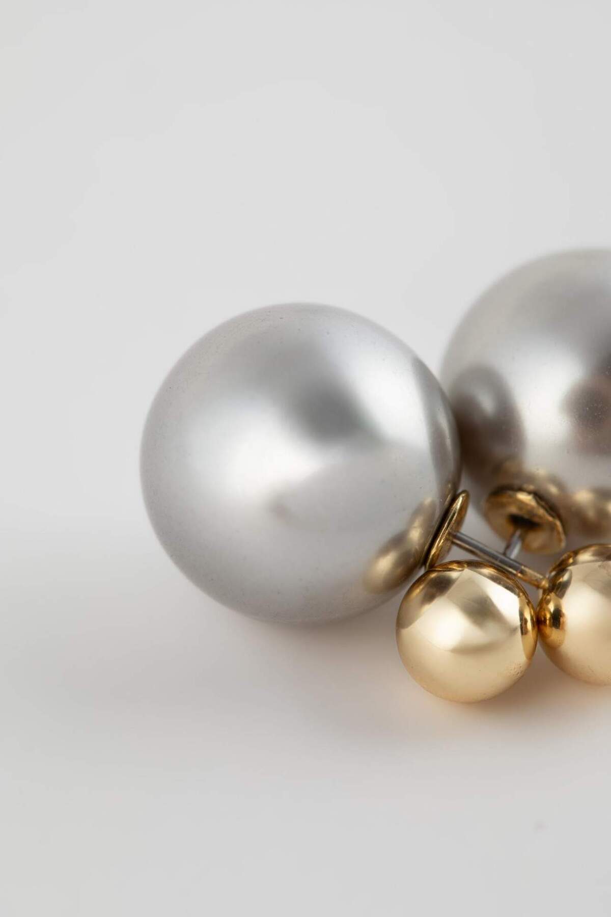 DeFacto-Silber Perlen Damen Ohrringe C8899AXNS 4