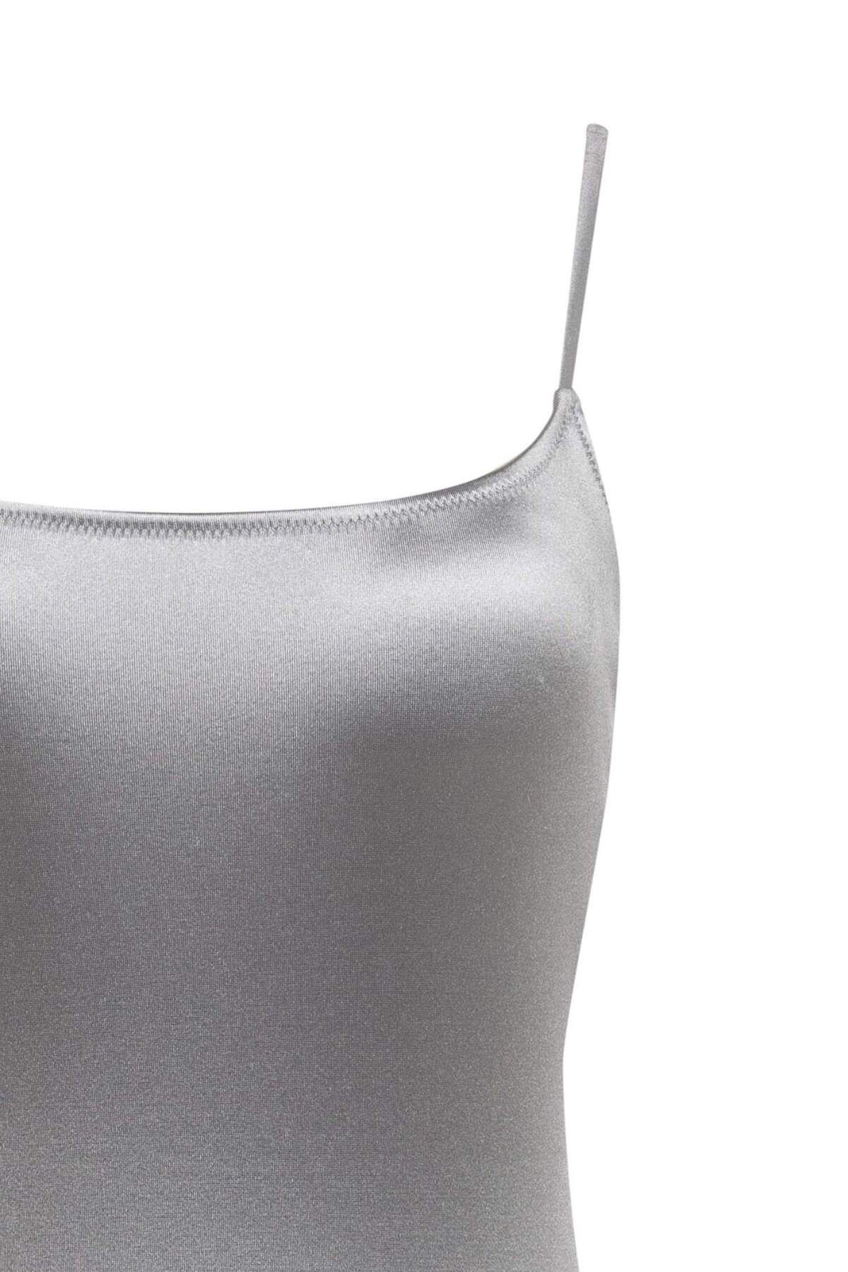 DeFacto-Regular Fit Shiny Swimsuit-Fall in Love C1524Ax24Hs 8