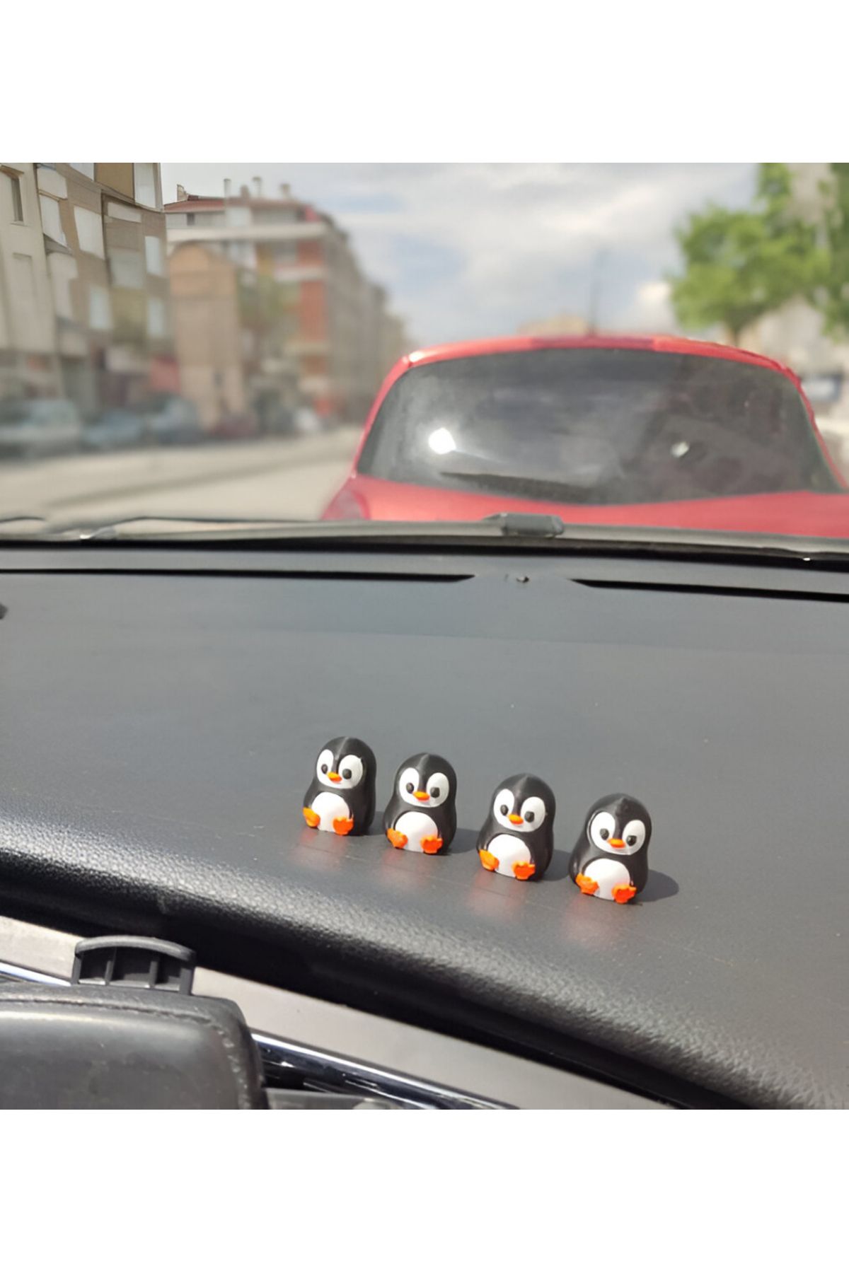 Minikbahcem-Mini Penguin Suit - Torpedo & Rearview Mirror Ornament (Set of 4) 3