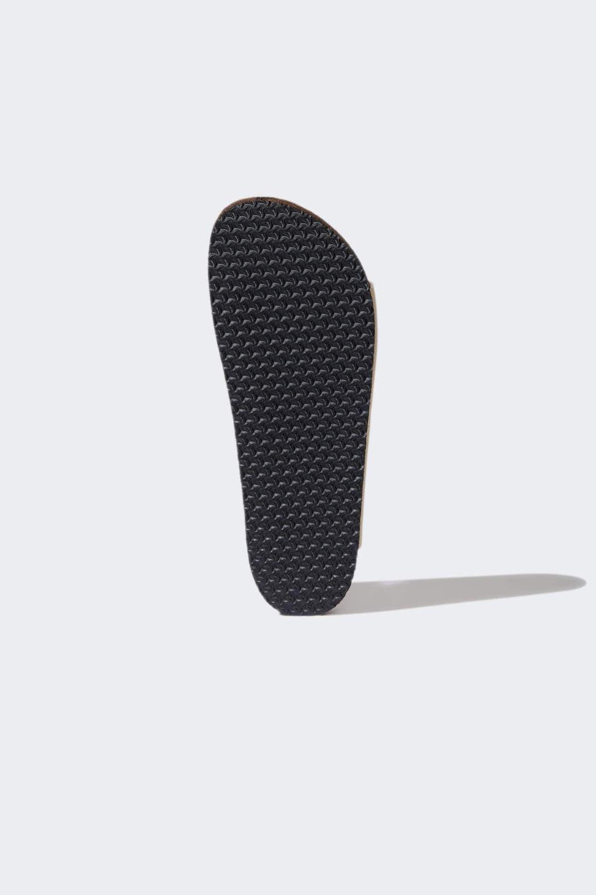 DeFacto-Herren-Slipper aus Kunstleder – flache Sohle, Doppelband, C3755AX24HS 4