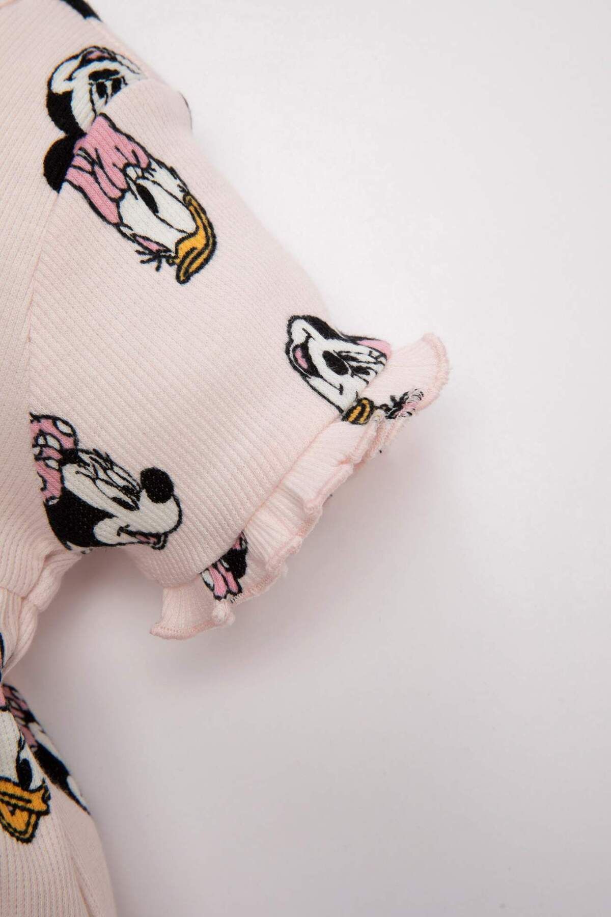 DeFacto-Kislány 2 db-os szett Disney Mickey & Minnie bordás camisole rövid ujjú ruha bugyi D0795A524HS 3