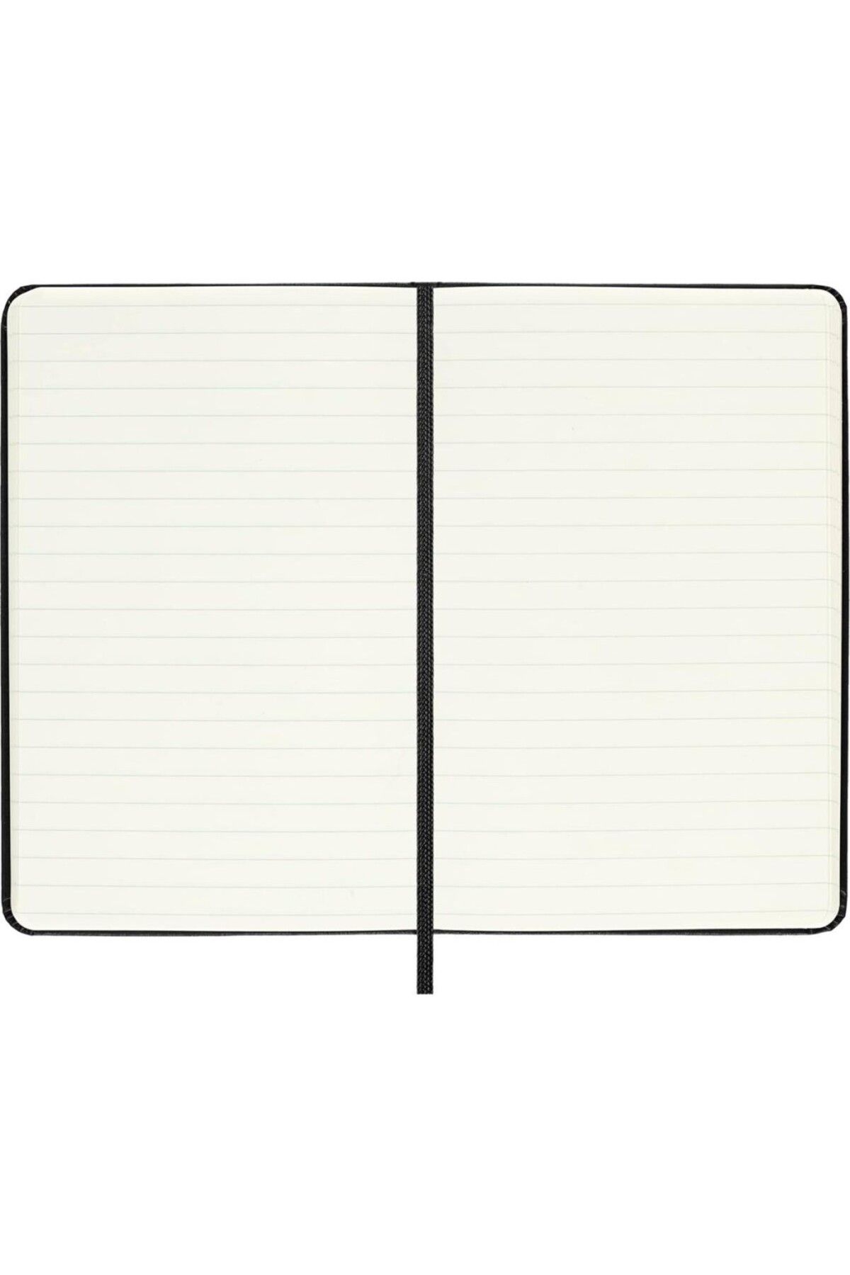 Moleskine-Caiet negru cu dungi Buzunar Copertă rigidă 4