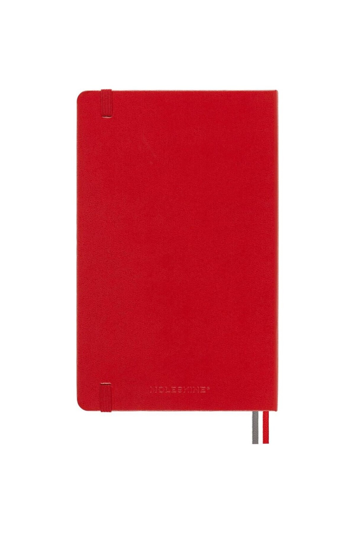 Moleskine-Lg Striped Thick Red Notebook L Size Hard Cover 6