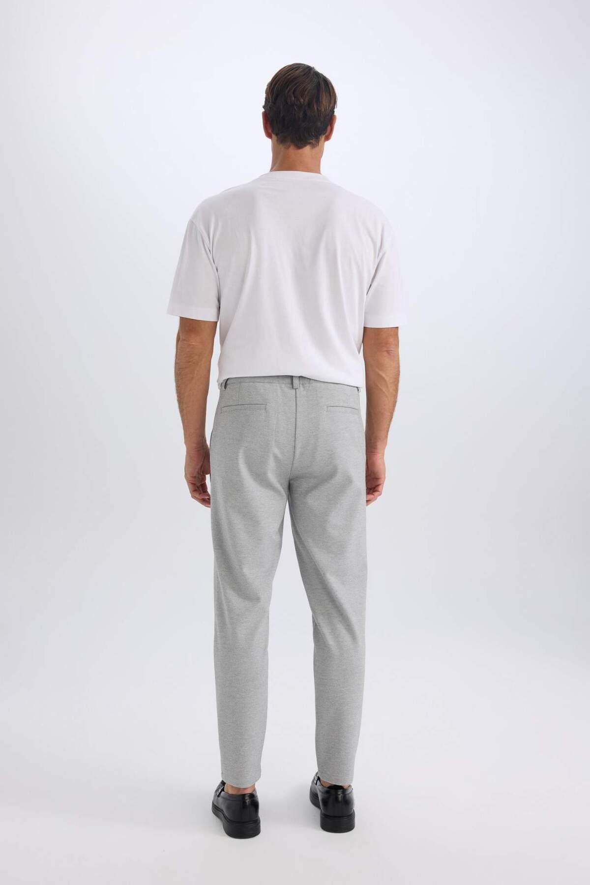 DeFacto-Jogger Straight Leg All-Way Stretching Summer Fabric Trousers T6317Az24Sp 8