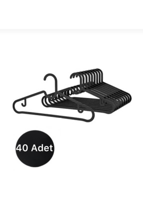 Webmall 40 Adet Elbise Askısı Gömlek Penye Etek Askısı 40 Lı Set